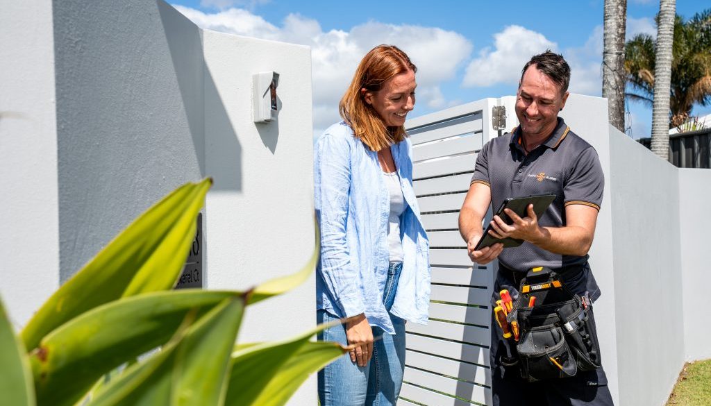 Smoke alarm compliance certificate issued after professional installation in Queensland