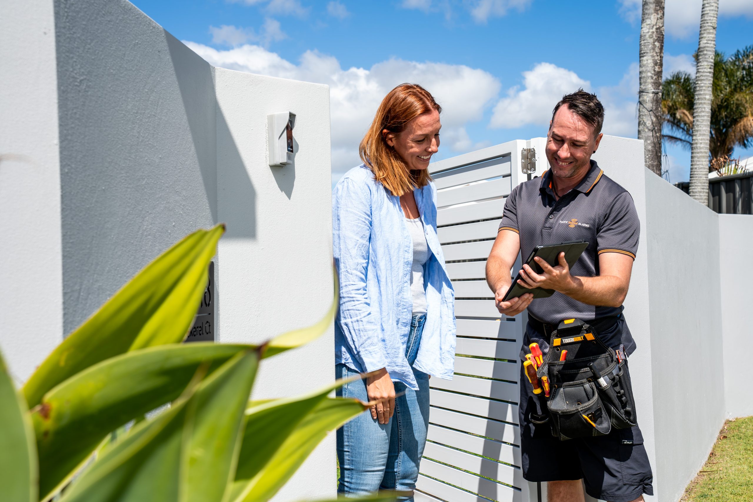 Smoke alarm compliance certificate issued after professional installation in Queensland